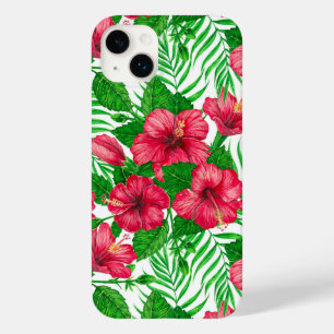 Hibiscus e palmeiras