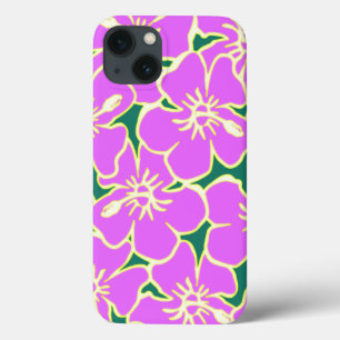 Hibiscus Floral Cor-de-rosa - Mala iPad das Flores