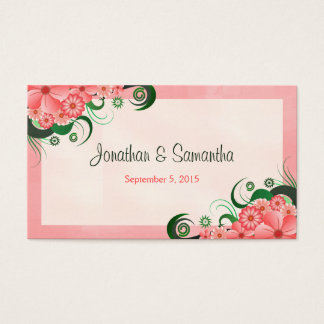 Hibiscus Floral Pink Casamento Favorito Marcas