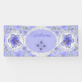 Hibiscus & lace BLUE