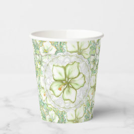 Hibiscus & lace WHITE