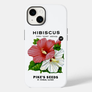 Hibiscus Vintage Seed Packet Case-Mate capas de ip