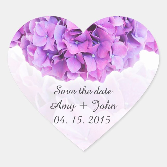 Hídrangas roxas e autocolantes hydrangea4 (Frente)