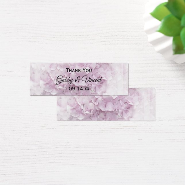 Hídrangea Flor Pálida Suave Marcações de Favor do  (Mesa)