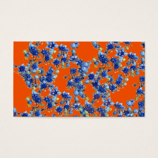 hidrangea laranja e azul (Frente)