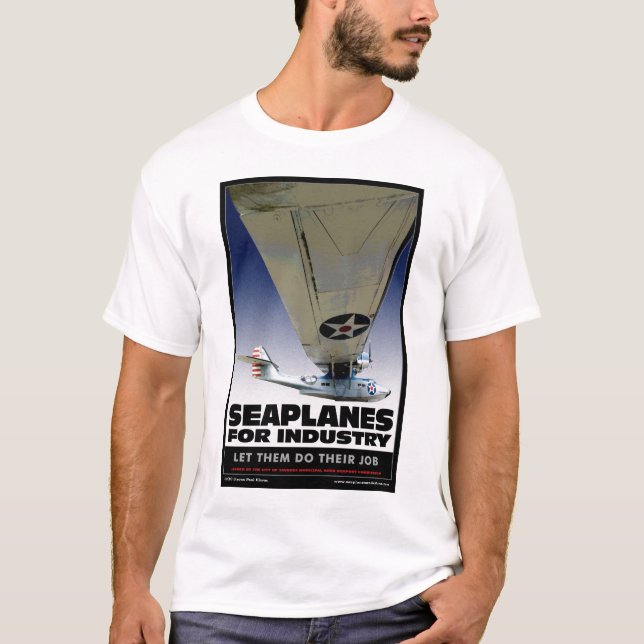 Hidroaviões para a camisa da indústria (Frente)