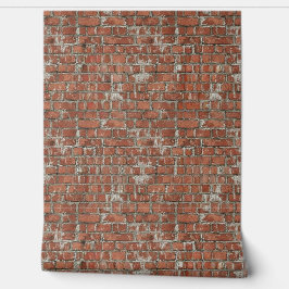 High End Textured Red Brick Distressed Design