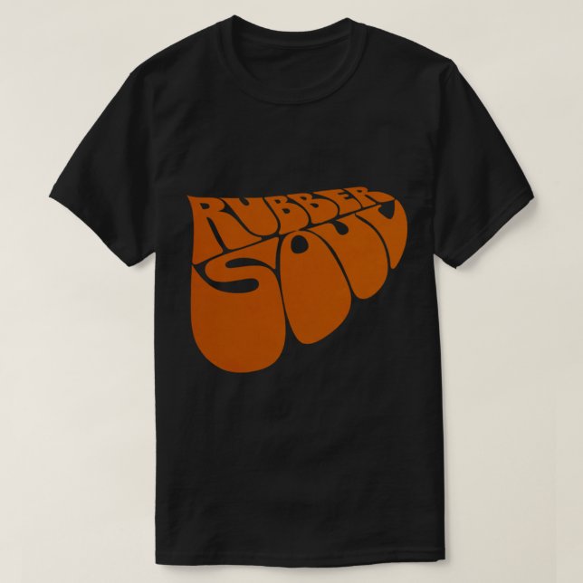 [HIGH QUALITY] Rubber Soul Logo Essential T-Shirt (Frente do Design)