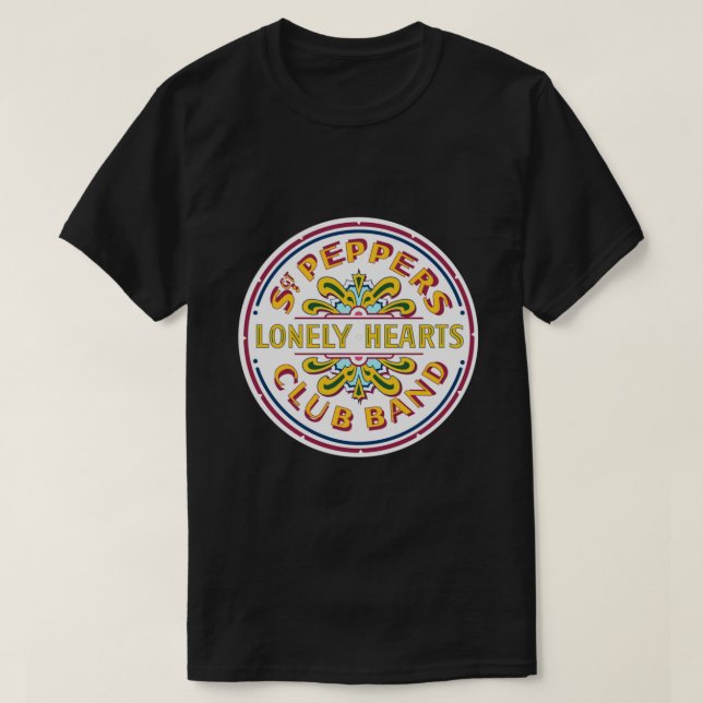 [HIGH QUALITY] Sgt Pepper Logo Classic T-Shirt (Frente do Design)
