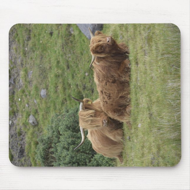 Highland Coo mousepad (Frente)