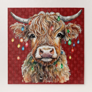Highland Cow Quebra-cabeça
