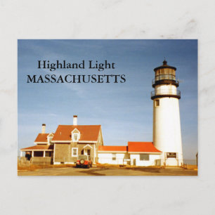 Highland Light, cartão postal de Massachusetts