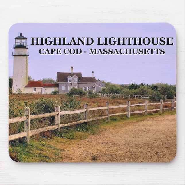 Highland Lighthouse, Massachusetts Mousepad (Frente)