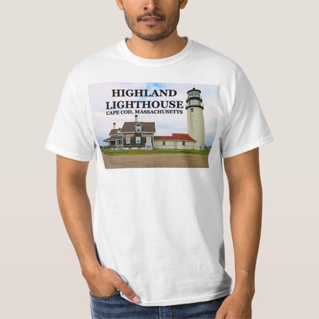 Highland Lighthouse, Massachusetts T-Shirt (Frente)