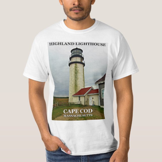 Highland Lighthouse, Massachusetts T-Shirt (Frente)