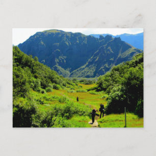 Hiking Thórsmörk, cartão postal da Islândia