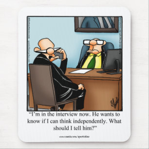 Hillarious Office Humor Mousepad Gift