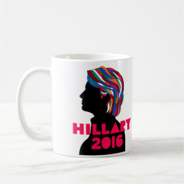 Hillary 2016: Caneca de café retro do design