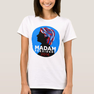 Hillary 2016: T-shirt da senhora presidente Mulher