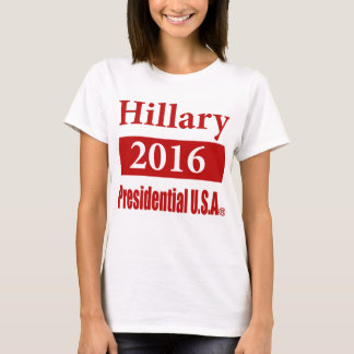 Hillary Clinton 2016 Camisa presidencial dos EUA