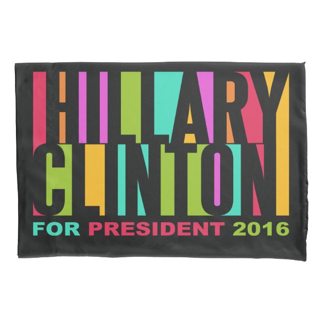 Hillary Clinton colorida 2016 caixas do (Frente)