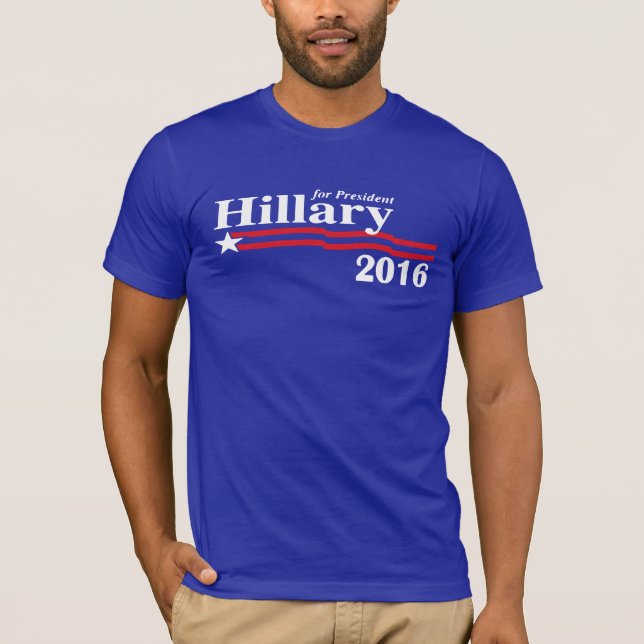 Hillary Clinton para a camisa do presidente 2016 (Frente)