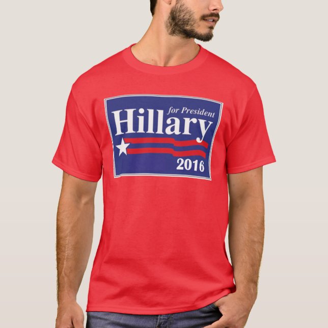 Hillary Clinton para a camisa do presidente 2016 (Frente)