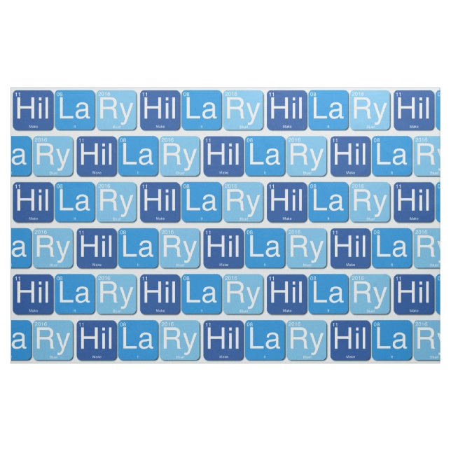 Hillary Clinton para o presidente Tecido (Fat Quarter)