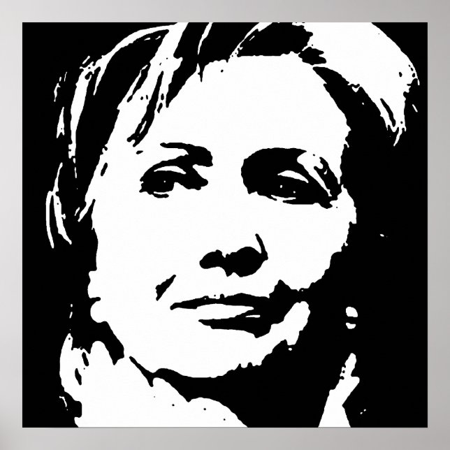 Hillary Clinton Poster (Frente)