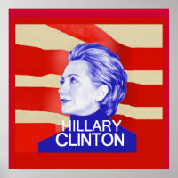 Hillary Clinton POSTER Impressão