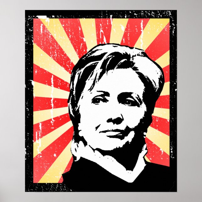 HILLARY CLINTON PROPAGANDA POSTER (Frente)