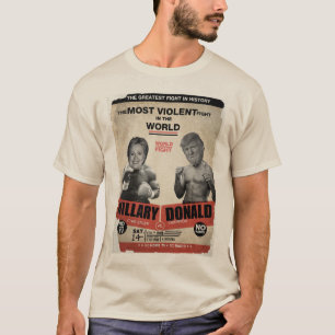 Hillary Clinton vs Donald Trump T-shirt Engraçada