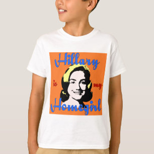 hillary é o t-shirt do meu miúdo do homegirl