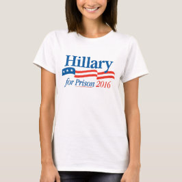 Hillary para o t-shirt 2016 da prisão