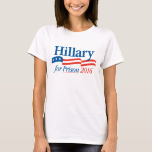 Hillary para o t-shirt 2016 da prisão
