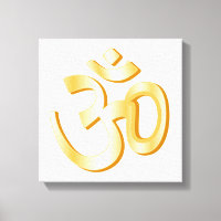 Hinduísmo Om Símbolo Canvas Arte