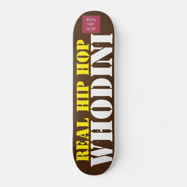 HIP HOP DE VERDADE WHODINI Skateboard (Frente)