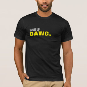 HIP HOP DOS 90, QUAL CÃO, MENS T-SHIRT