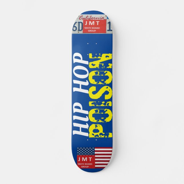 HIP HOP VENENO Skateboard (Frente)
