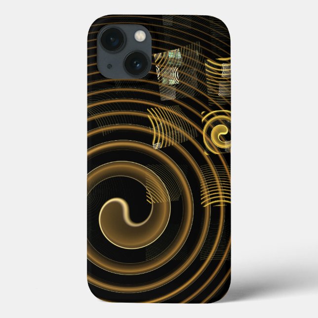 Hipnose Abstrato Art iPhone 6 Case (Verso)