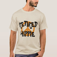Hippie aposentado, símbolo de paz, camisa personal