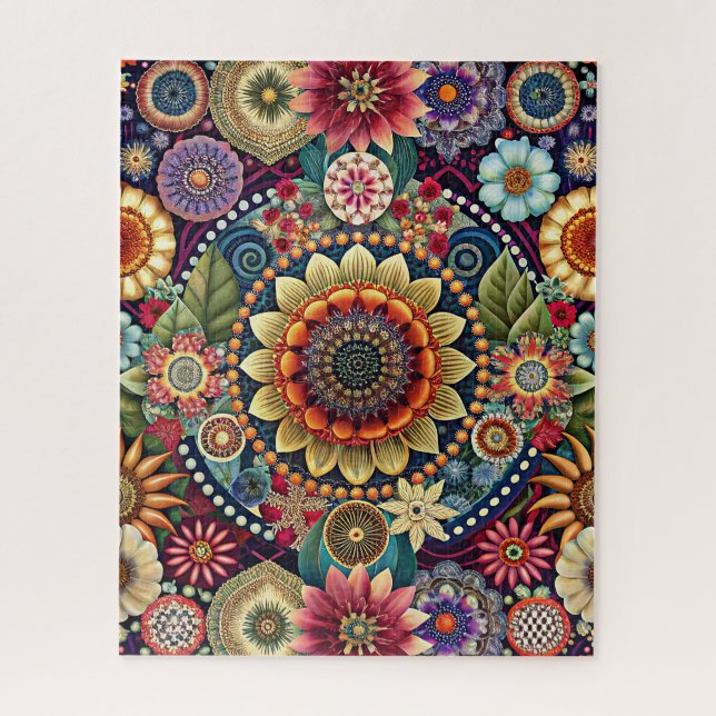 Hippie Art Quebra-cabeça (Vertical)