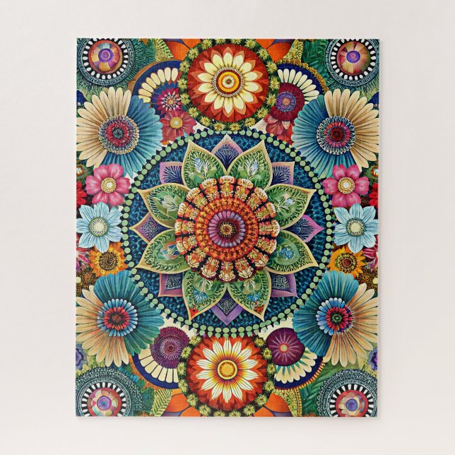 Hippie Art Quebra-cabeça (Vertical)