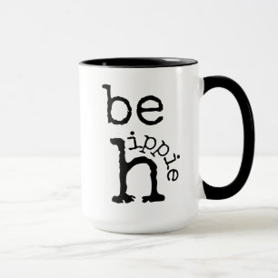 Hippie, Boho, Branco Negro, Xícara de Café