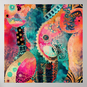 Hippie Boho Poster