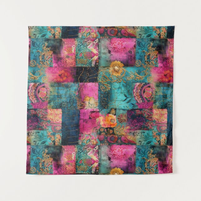 Hippie Boho Tapeçaria (Frente)