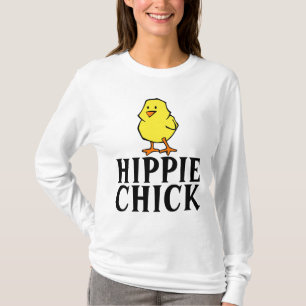 HIPPIE PINTINHO FUNNY SENHORAS T-SHIRTS
