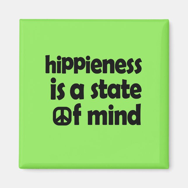 Hippiesse é um íman do estado mental (Frente)