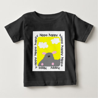 Hippo Happy Baby Raglan T-shirt
