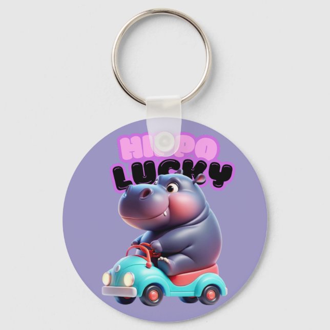 Hippo Ride Chaveiro (Frente)